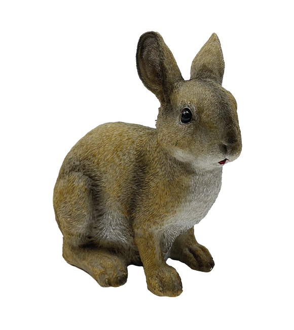 Kaninchen sitzend Polystone 22 x 22 cm Prodex A00420