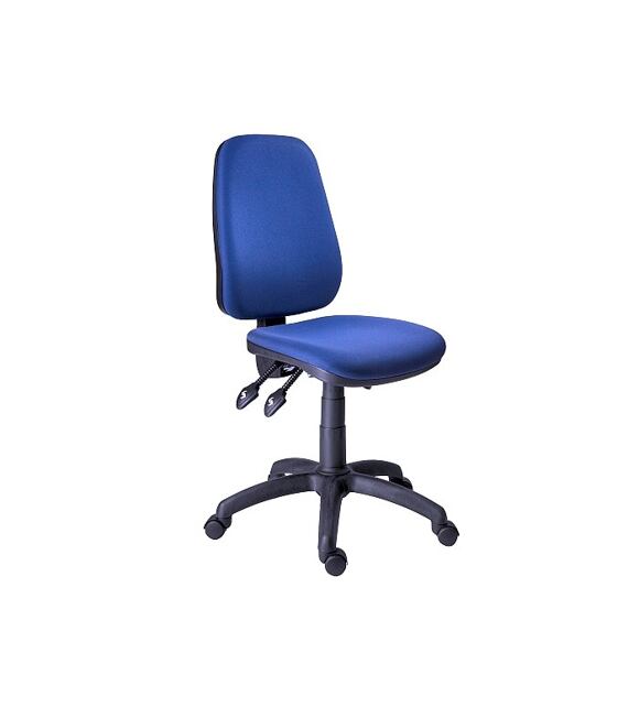 Bürostuhl 1140 ASYN mit Armlehnen BR 07 - blau Antares