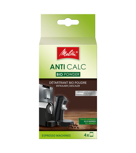 Anti Calc Bio Pulver für Kaffeevollautomaten 4 x 40 g MELITTA 6761123