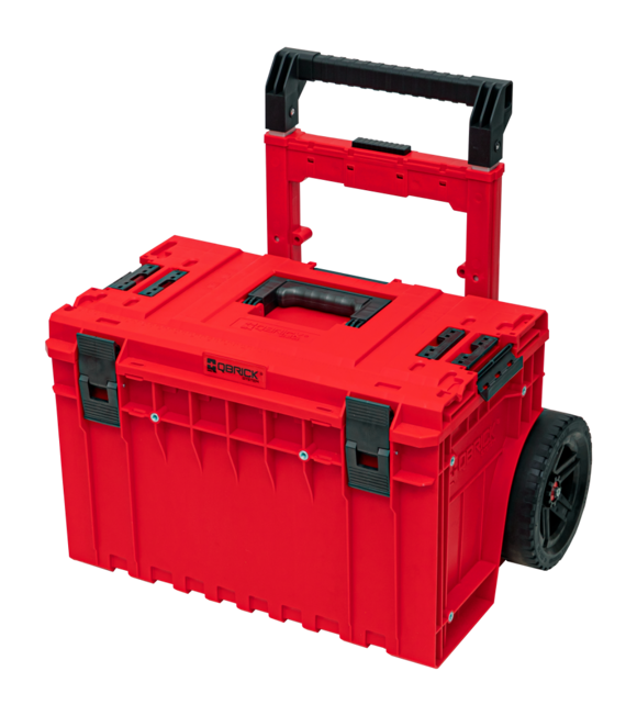 QBRICK SYSTEM PRO Cart 2.0 Rot Ultra HD Werkzeugkoffer mit Rädern
