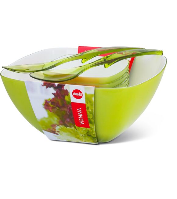 Salat-Set, 6-teilig grün Vienna Emsa 509824