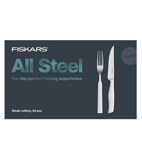 All Steel 24-tlg. Steak-Besteckset FISKARS 1027505