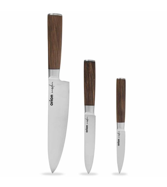 Küchenmesser aus Holz 3 Stück Orion 831148