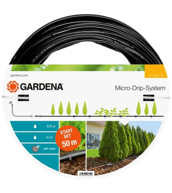 Gardena Micro-Drip-System Start Set Pflanzreihe L, 13013-20