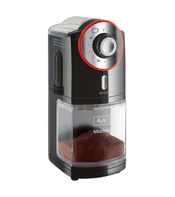 Molino® Kaffeemühle - schwarz-rot MELITTA 6741433