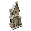 Holzkirche mit LED-Beleuchtung 20 x 9 cm Prodex X8018180