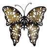 Schmetterling Metall braun beige groß 37 x 34 cm Prodex A00568