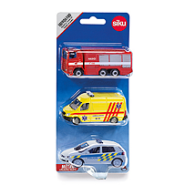 SIKU Tschechische Version - Set Mix Polizei, Feuerwehr, Krankenwagen 181906100