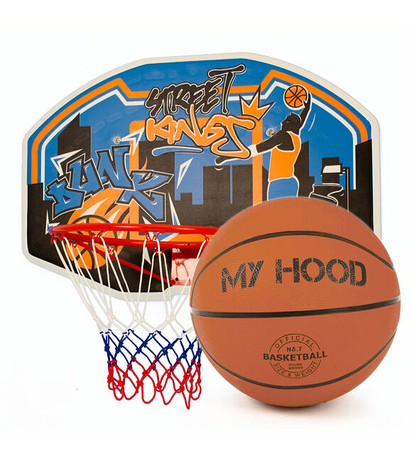 Basketballkorb und Ball-Set My Hood 304002