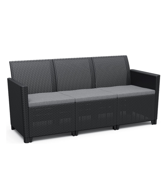 Claire 3 Seaters sofa - Graphit ALLIBERT 252980