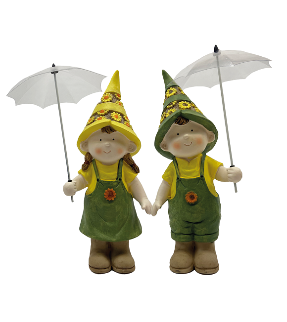 Kinder mit Regenschirm mittelgroß 29 cm Prodex A00584