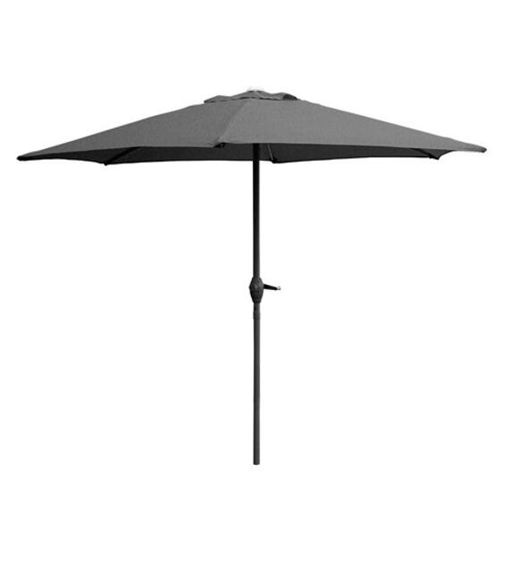 Sonnenschirm mit Kurbel 230 cm – Anthrazit 50EAU003AT