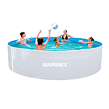 Schwimmbad Orlando 3,66 x 0,91 m ohne Zubehör - Motiv weiß MARIMEX 10300018